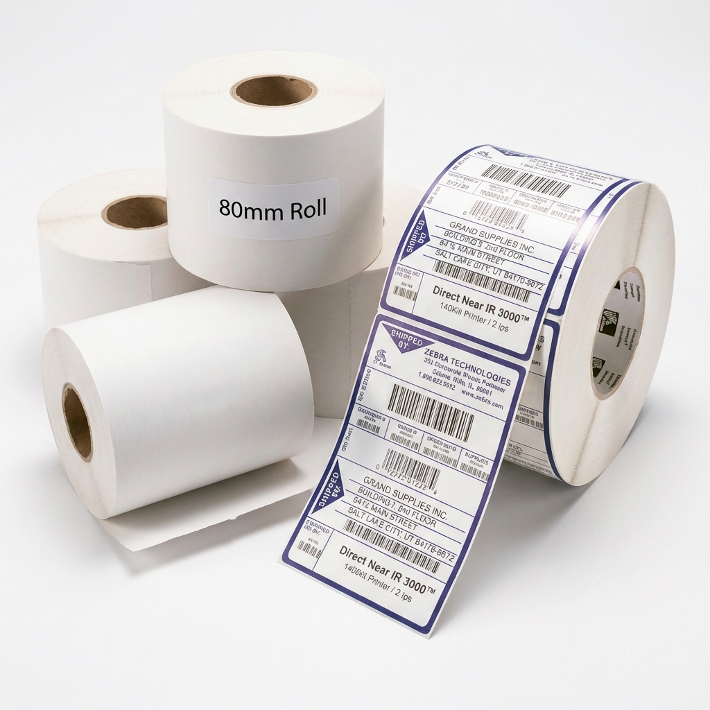 Thermal Cash Rolls & Barcode Labels India